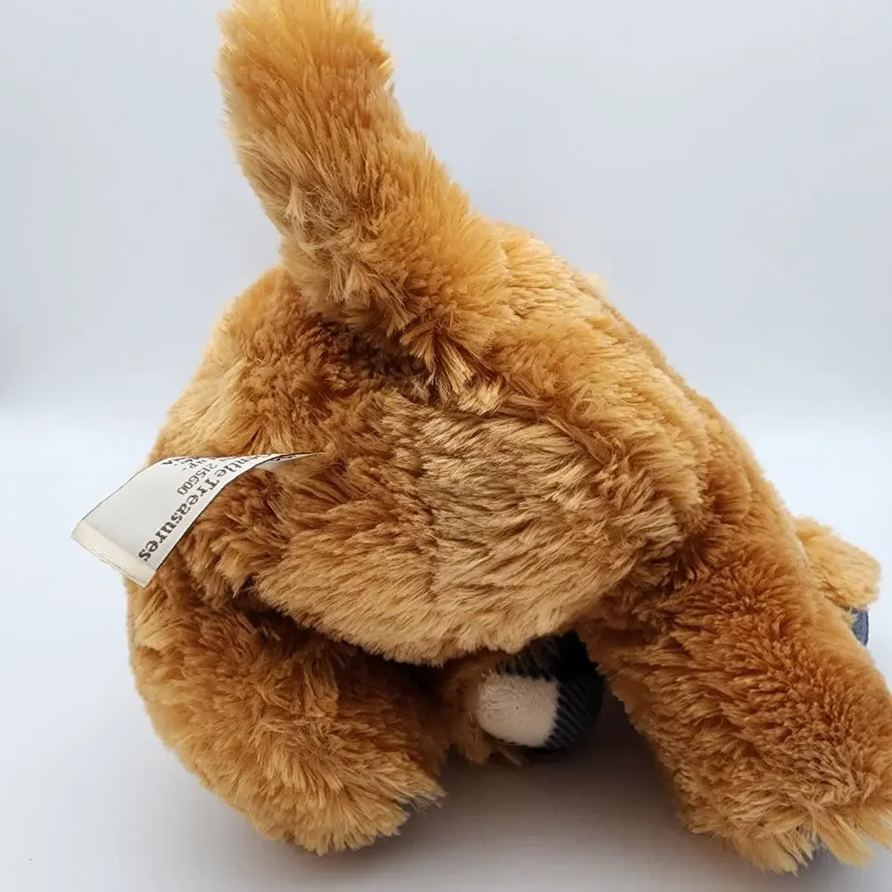 St Jude Gentle Treasures Brown Dog Plush Stuffed Animal Toy 12